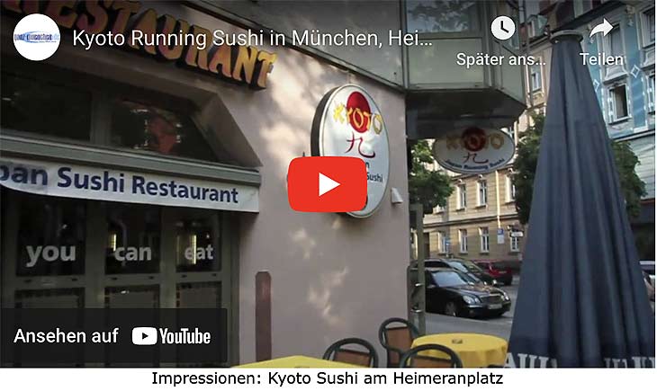 Kyoto Running Sushi - In München am Heimeranplatz